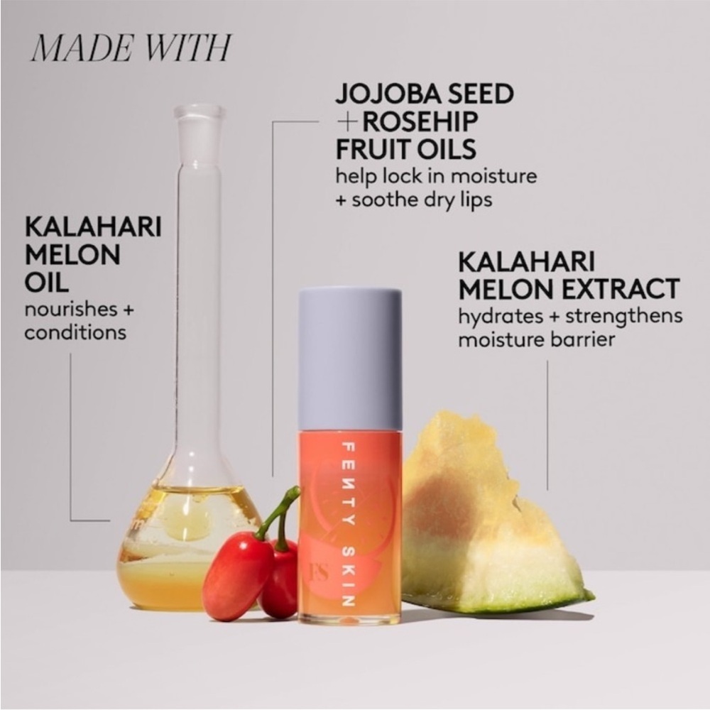 Fenty Skin Melon Treat Hydrating and Strengthening Lip Oil - Picture 4 of 4